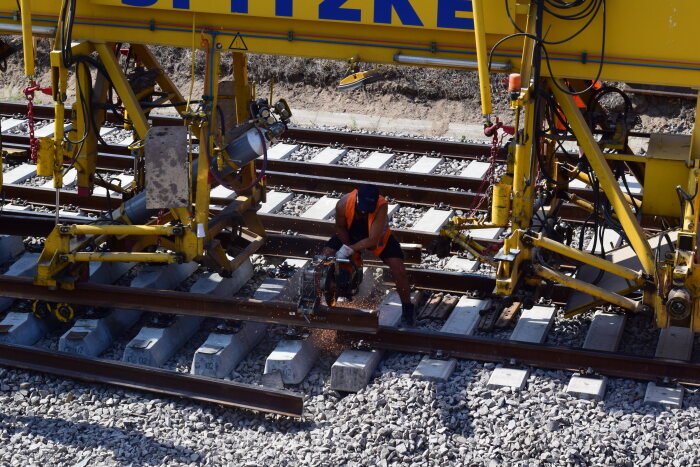 DB-Bauprojekte: Gleisbauarbeiten sind typische Bauarbeiten der Bahn